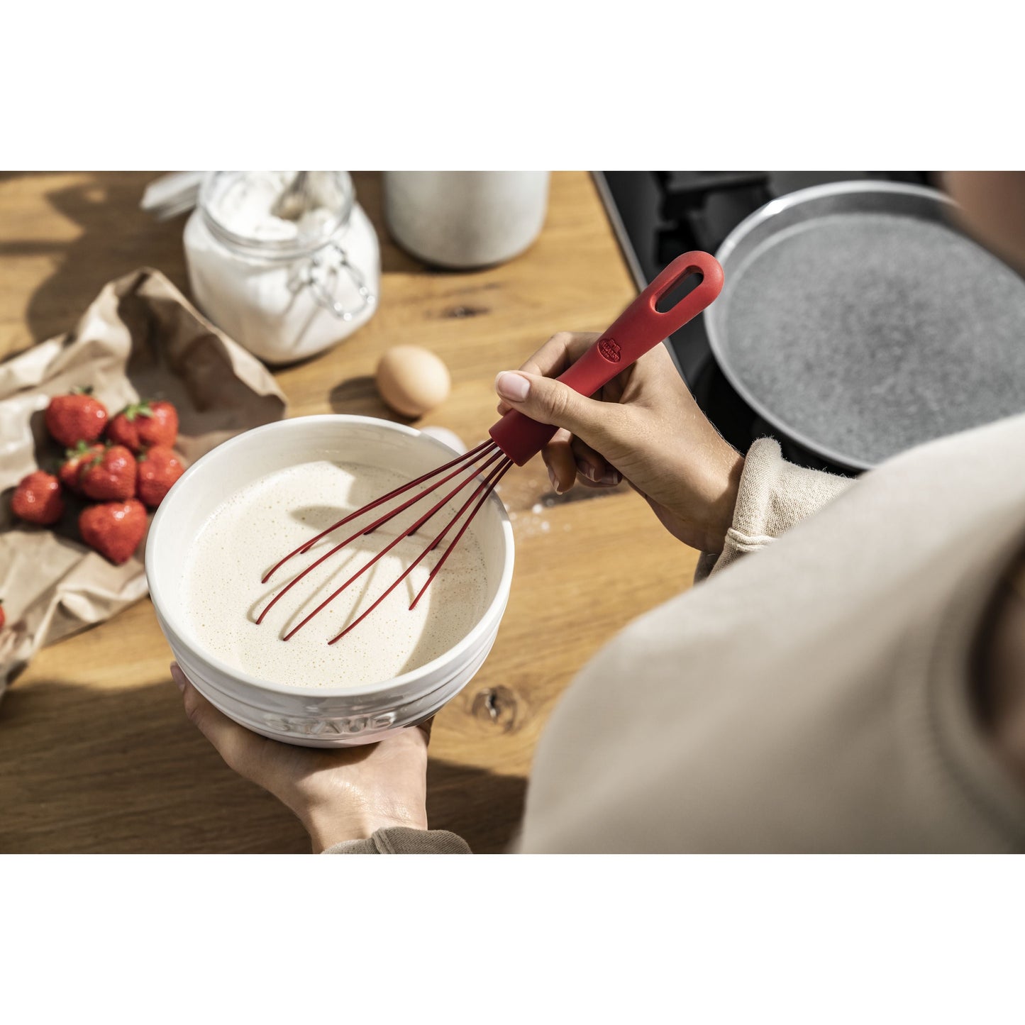 BALLARINI Rosso Whisk, 29 cm, Silicone
