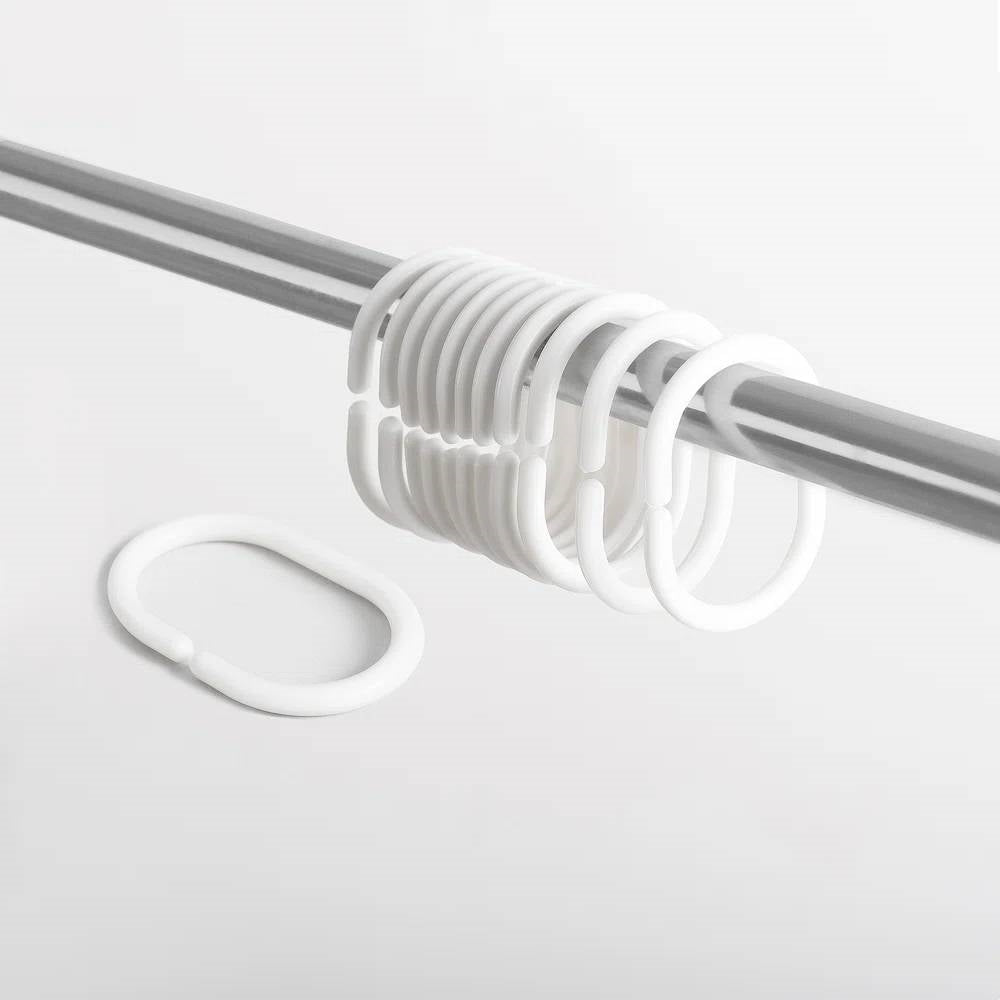 72-inch Cream White Orange Sunset Bohemian Pattern Shower Curtain