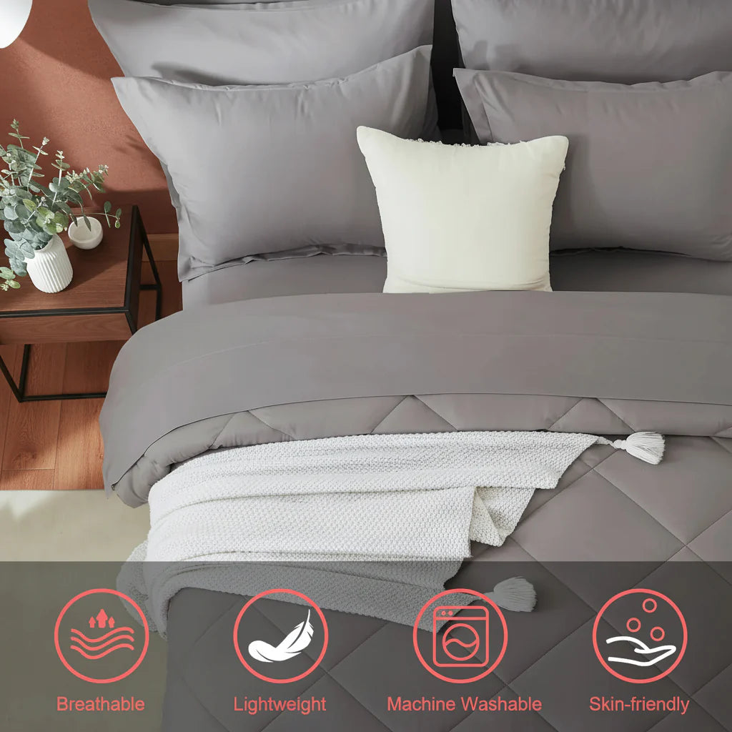 Comforter Set – 5/7 Pieces Bedding Set Sheets, Pillowcases & PillowShams