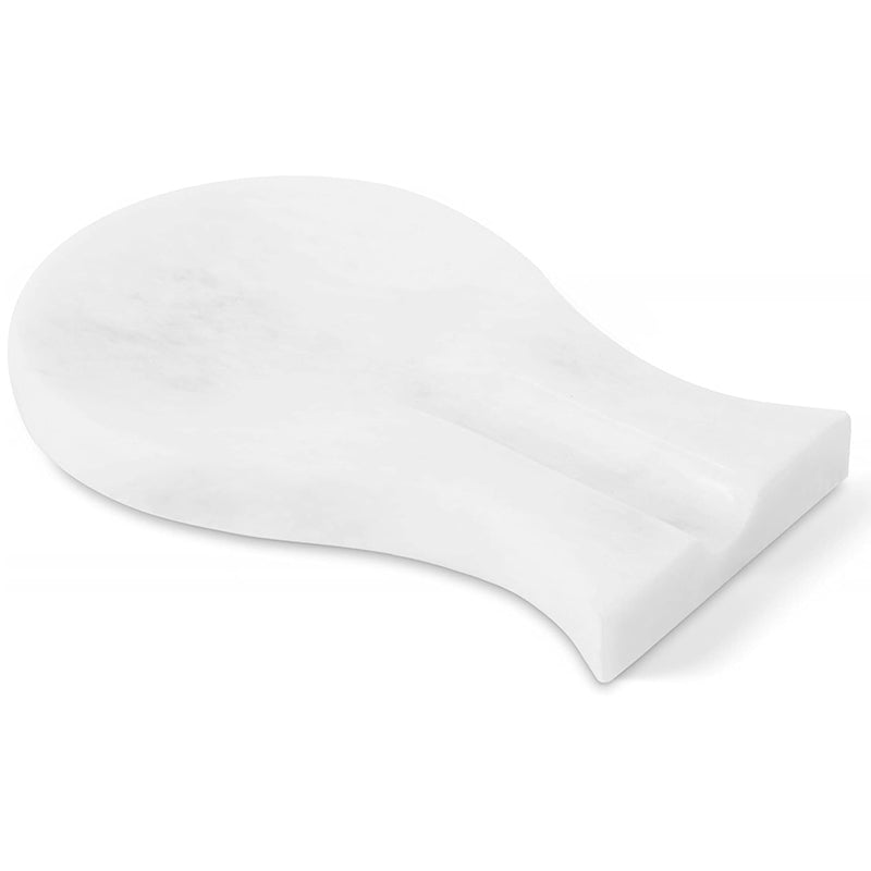 Spoon Rest Natural Marble Spatula Fork Ladle Utensil Rest Keeper