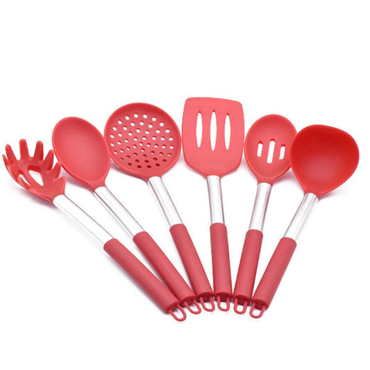 Stainless Steel Silicone Kitchen Utensil Set