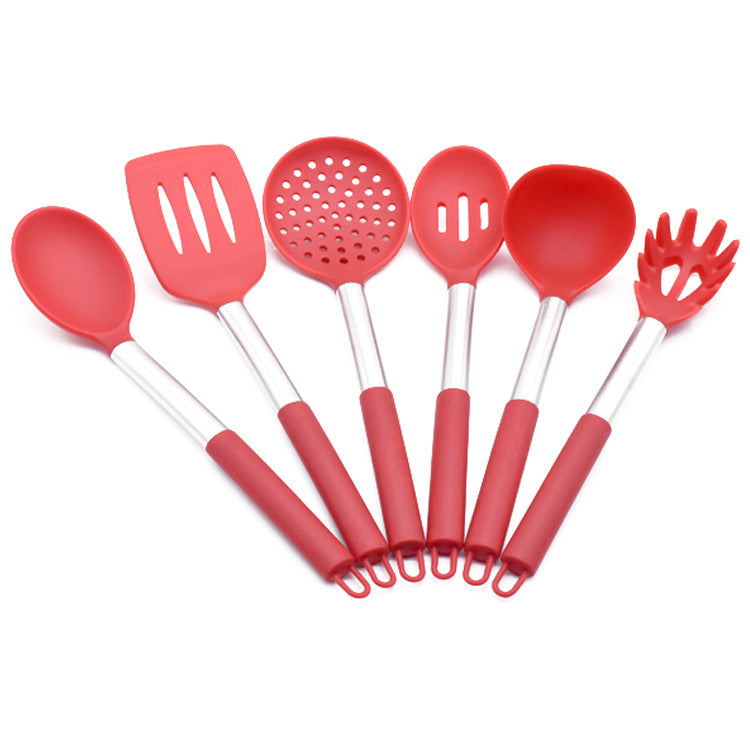 Stainless Steel Silicone Kitchen Utensil Set