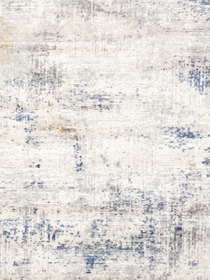 Canvello Light Grey Fabric Area Rug- 2' X 3'