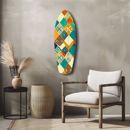 Abstract Art Glass Wall Art